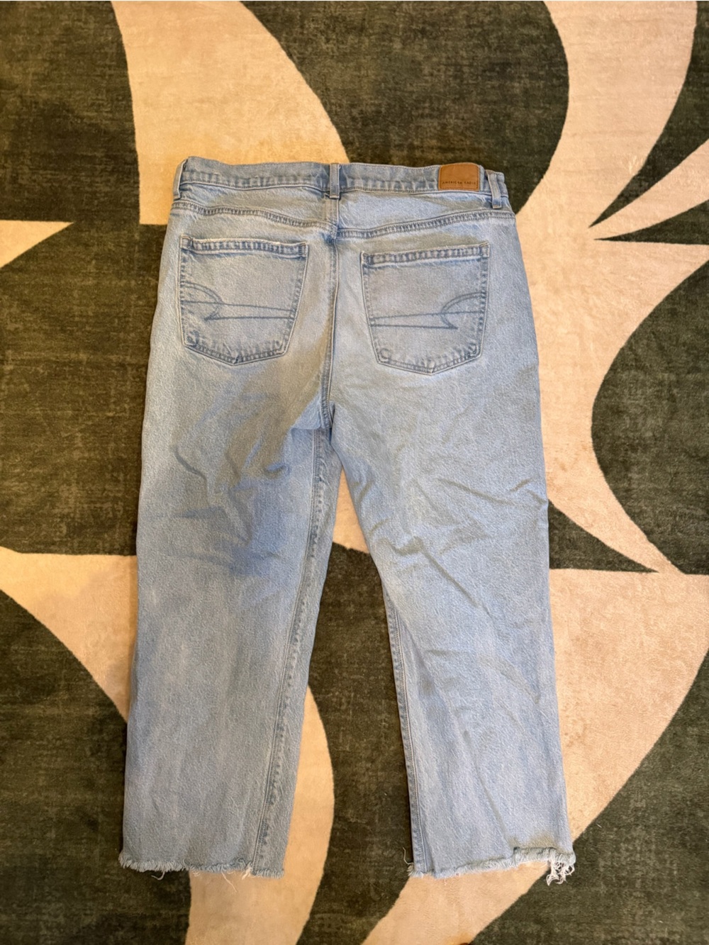 American Eagle Outfitters Light Blue Straight Leg Jeans - Picture 4 of 4
